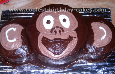 Coolest Monkey Face Cake Photos - Web's Largest Homemade Birthday Cake