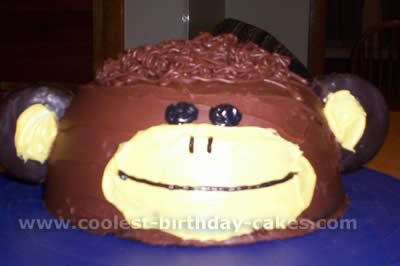 Coolest Monkey Face Cake Photos - Web's Largest Homemade Birthday Cake