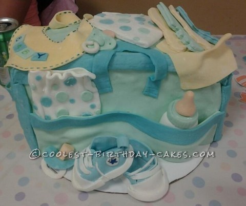 Baby Bag/Diaper Bag Cake Tutorial - Cake Geek Magazine