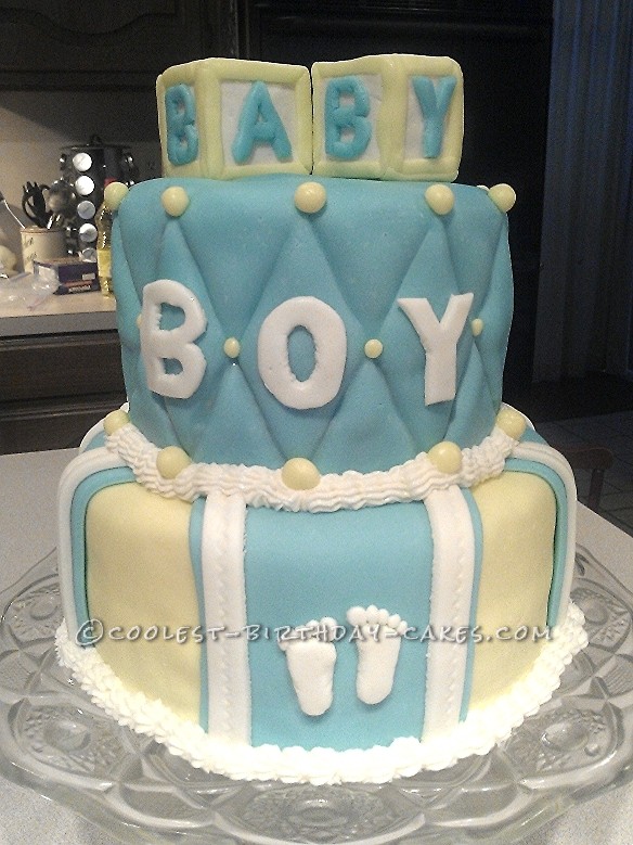 Shower Cake for a Boy