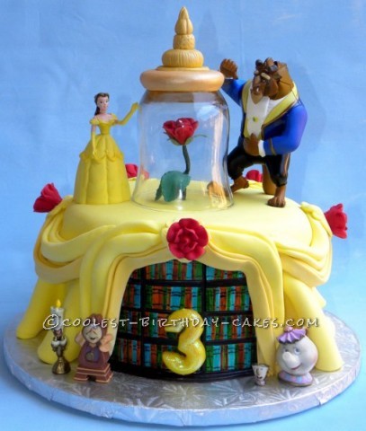 Jilly S Beauty And The Beast Birthday Cake