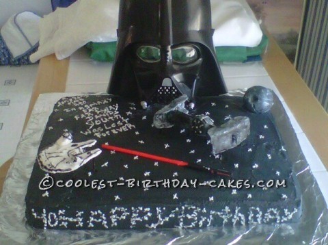 star wars 40th birthday cake