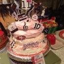 One Direction Super Bowl Birthday Cake