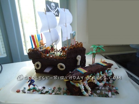 Awesome But Easy Pirate Theme Cake