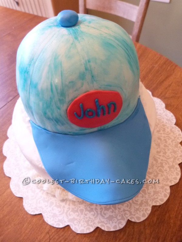 baseball cap cake