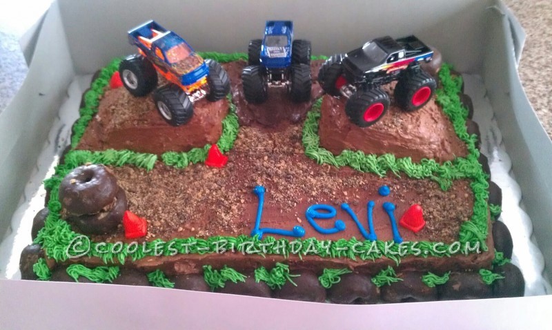 Monster Truck Cake