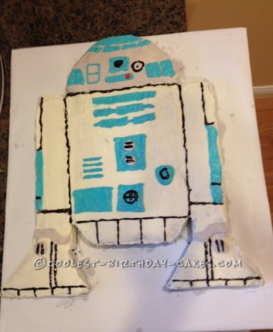 R2D2 cake I made for a friends 40th birthday. How'd I do?? : r/StarWars