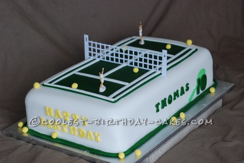 Tennis Cake - CakeCentral.com