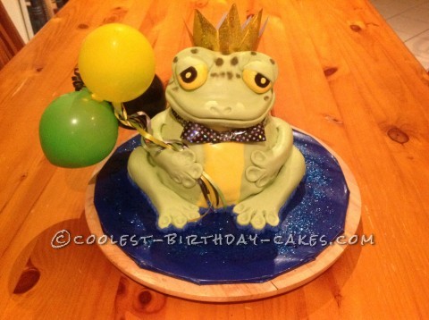 Cool Homemade Frog Prince Cake