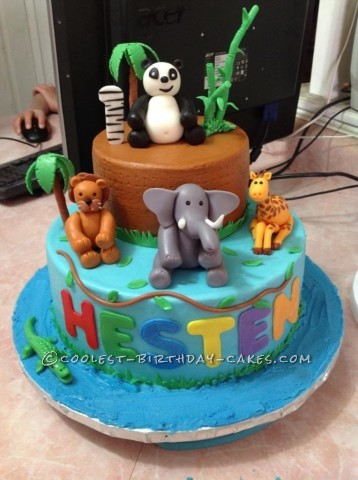 A Zoo Cake... - Shower of Roses Blog