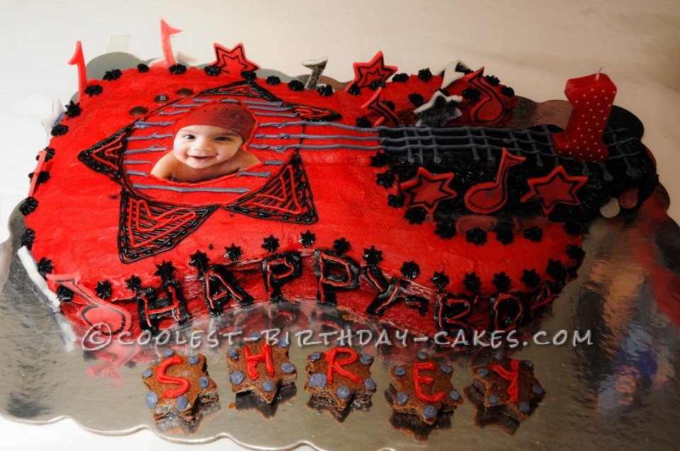 Rock Star Birthday Cake — Children's Birthday Cakes | Rock star cakes,  Candy birthday cakes, Rock star birthday