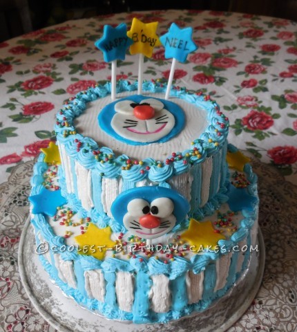 Eggless Doraemon Cake at Rs 1800/kilogram | Eggless Cake in Noida | ID:  12977803148