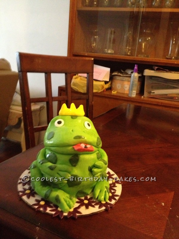 Coolest Froggy Prince Birthday Cake
