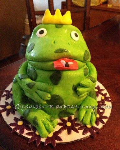 Coolest Froggy Prince Birthday Cake