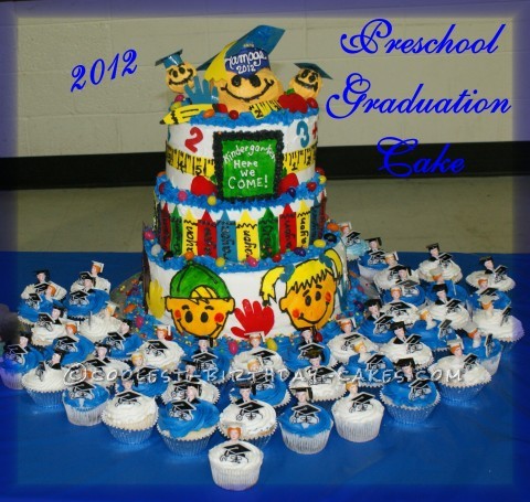 Preschool graduation cake