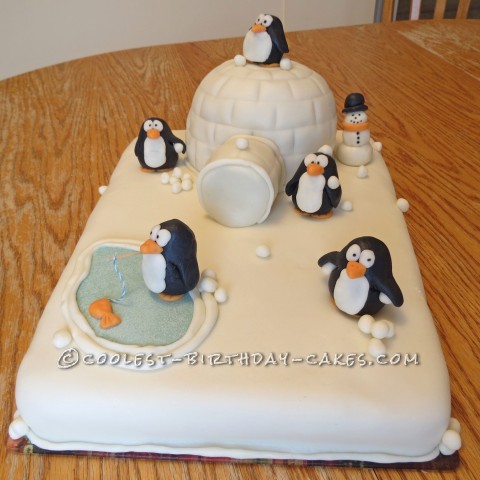 Baby Penguin Cake Tutorial! | Christmas Cakes - YouTube