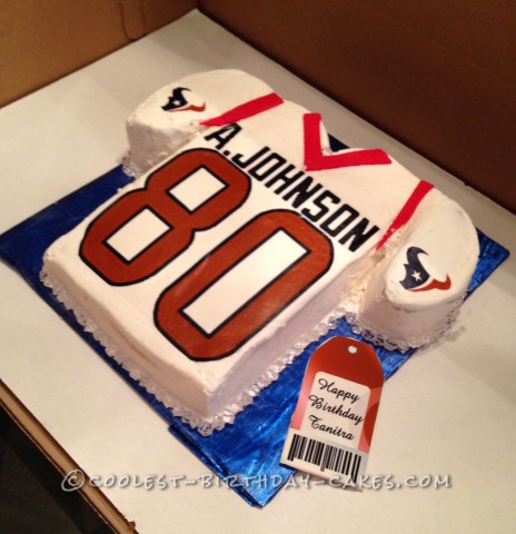 Coolest Homemade A Johnson Jersey Cake