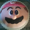 Super Easy Super Mario Cake for a Super Mario Fan