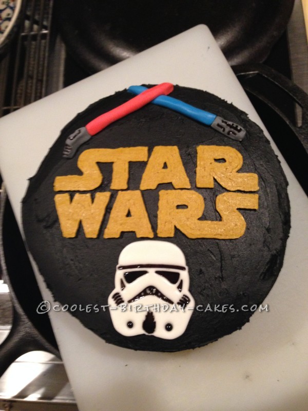 storm trooper birthday cake