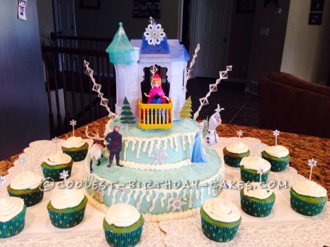 Cool Homemade Disney Frozen Birthday Cake