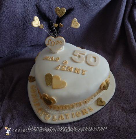 Buy/Send 50th Anniversary Number Cake Online @ Rs. 8999 - SendBestGift