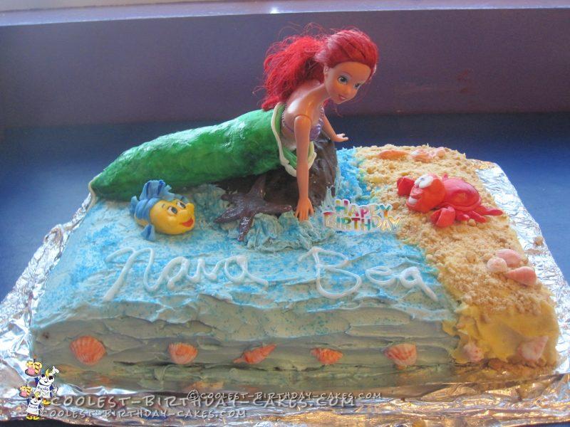 Princess Ariel Birthday Cake