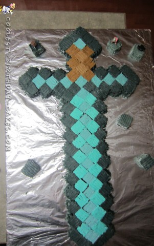 Cool Minecraft Cake For Baby Boy