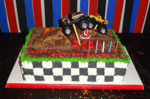 Monster Truck Cake