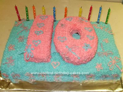 cakes for girls 10th birthday