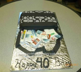 Purse Cake For 40Th Birthday 