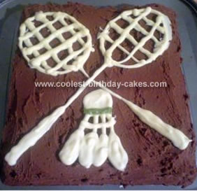 TO A FAN OF 🏸 #cakesofinstagram #birthday #cake #badminton #ambitionbakers  | Instagram