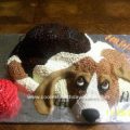 Coolest Basset Hound Cake