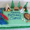 Coolest Wilderness Theme Birthday Cake