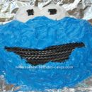 Homemade Cookie Monster Birthday Cake