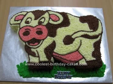 Cow Theme Cake for Birthday | Get flat 10% Off - Yummycake