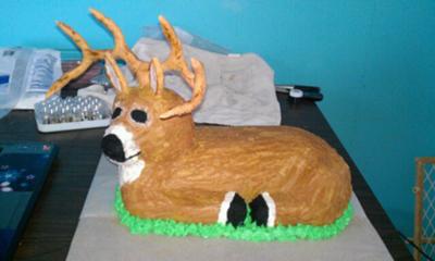 Homemade Deer Cake
