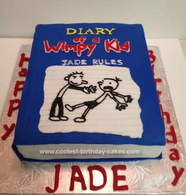 Diary of A Wimpy Kid Cake Book #3dcake #stonedreamerscakes #fyp #bookc... |  TikTok