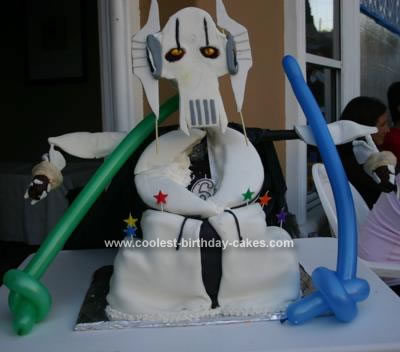 Homemade General Grievous Cake