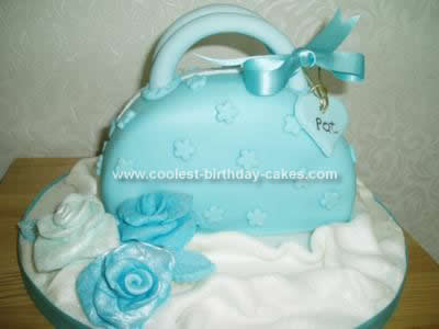 Tiffany Blue money bag cake. - Glorious Sugar Creations | Facebook