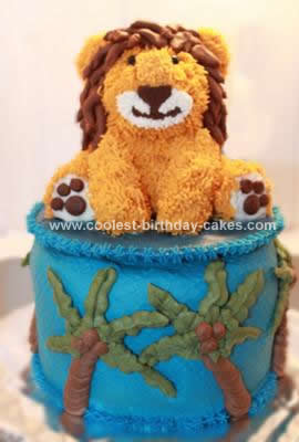 Cool Homemade Lion Picture and 3D Cakes