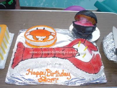 25 Crab Fish Lobster Happy Birthday Cake Toppers Seafood: Amazon.de: Grocery