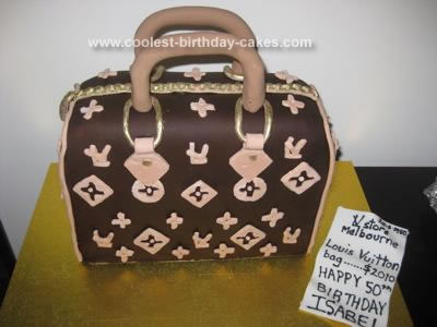 Louis Vuitton with Square Pattern Cake & Flat LV Logo – Pao's cakes