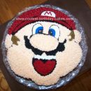 Homemade Mario Birthday Cake