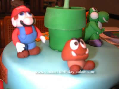 Coolest Mario Brothers Birthday Cake