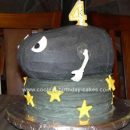 Homemade Mario Bullet Bill Birthday Cake