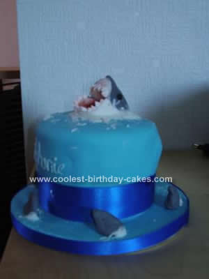 Coolest Shark Picture Birthday Cake