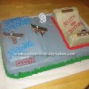 Homemade  Skatepark Birthday Cake