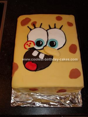 Homemade Sponge Bob Cake!