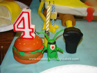 Homemade Spongebob Birthday Cake Idea