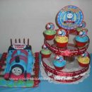 Homemade Thomas the Train Cake Design